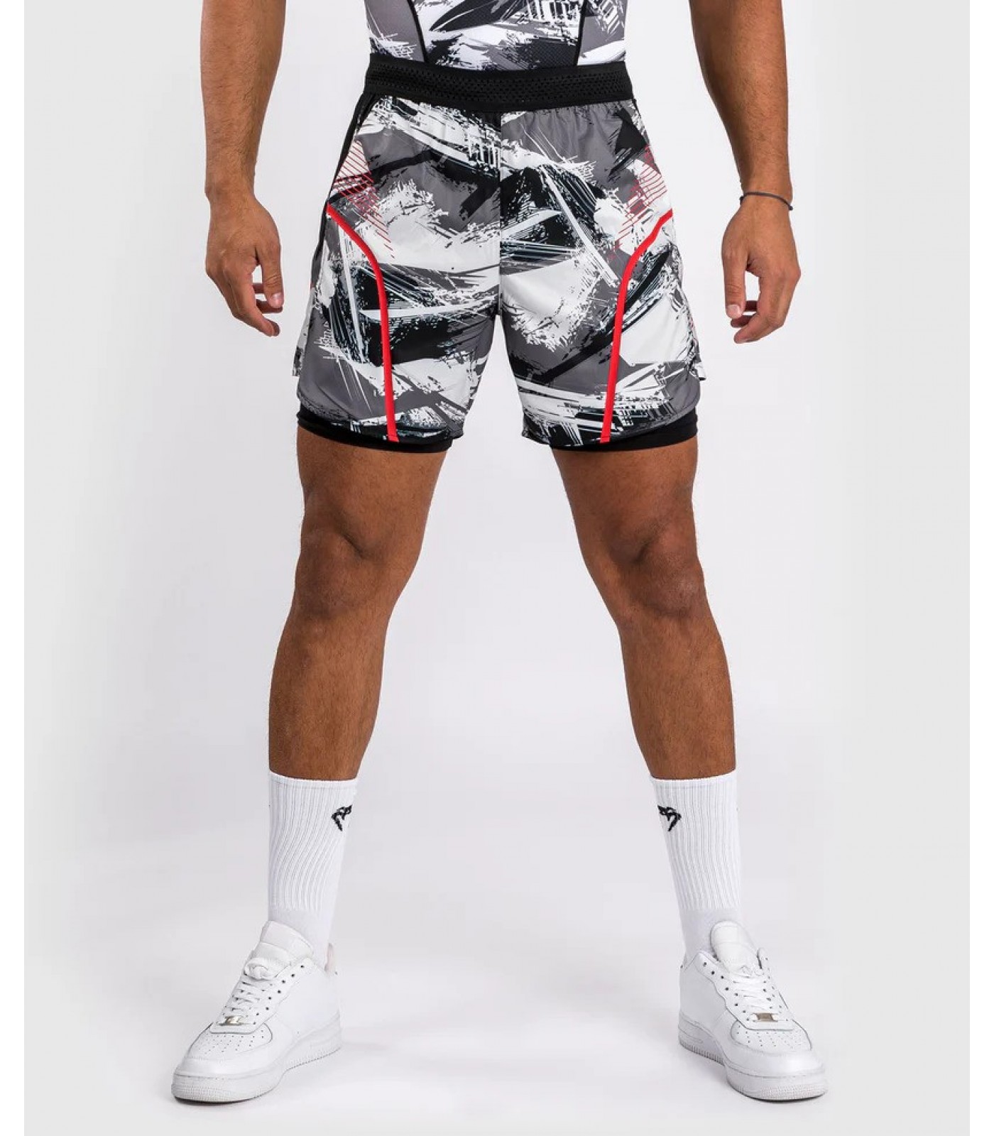 Шорти - Venum Electron 3.0 Training shorts - Grey/red​